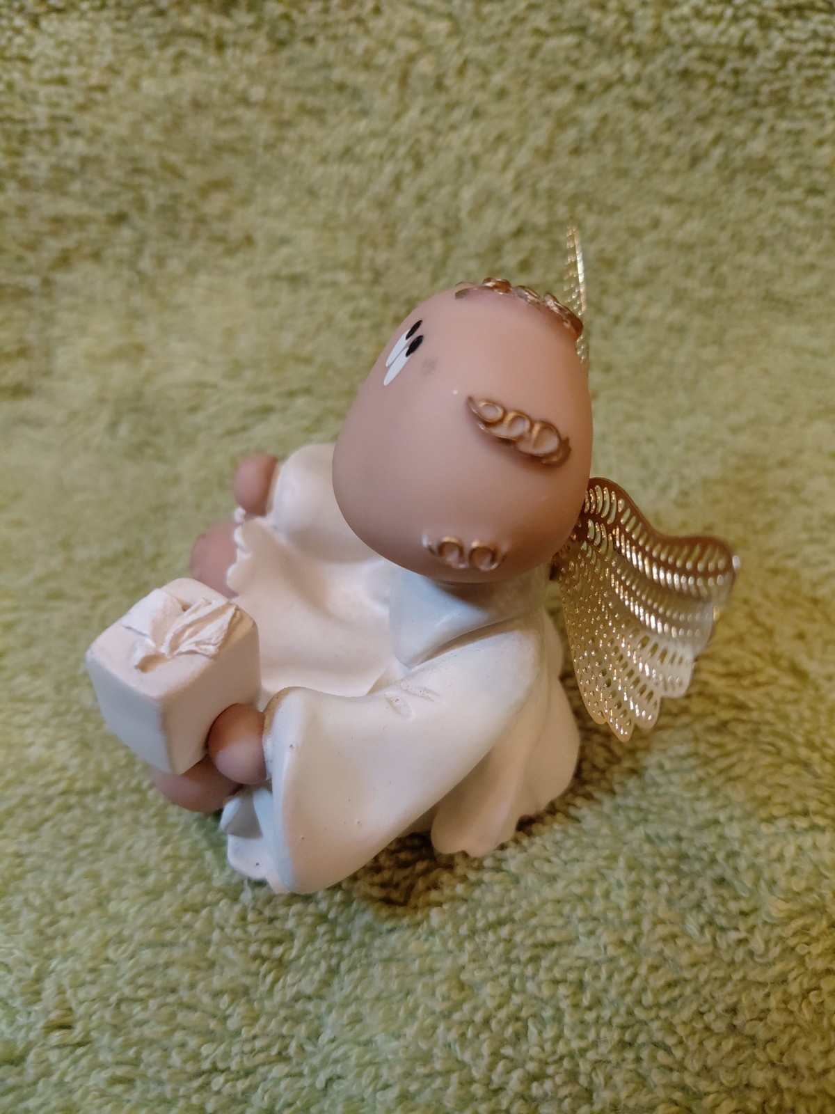 FREE SHIPPING ASSORTED RUSS BERRIE – ANGEL CHEEKS – “Miss You” 2.5″ x 2.5″ GB
