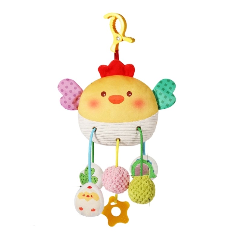 Bright Developmental Cloth Mobile Plaything Easy Installation Infant Visual