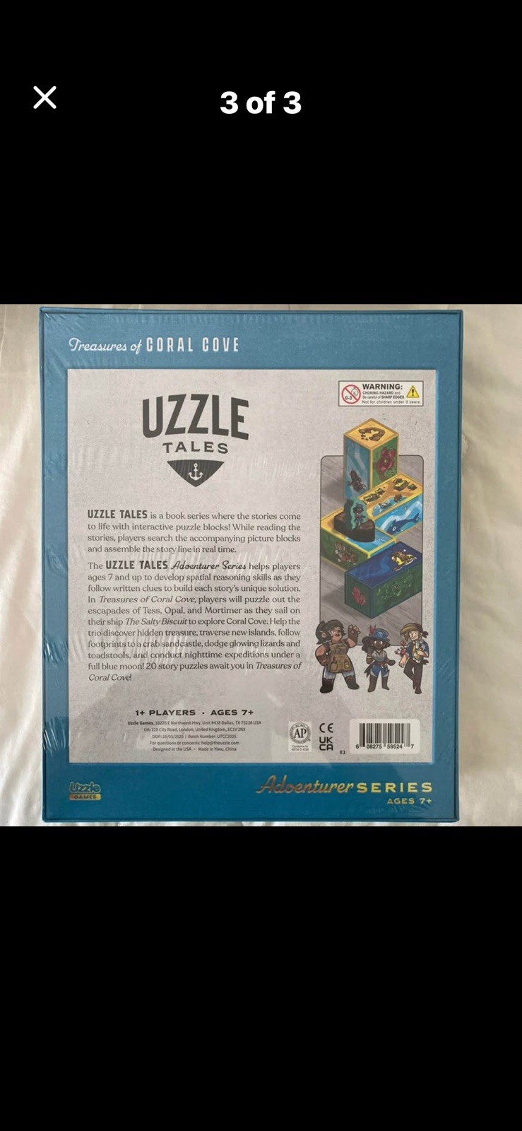 Uzzle Tales: Treasures of Coral Cove Interactive Storybook Puzzle