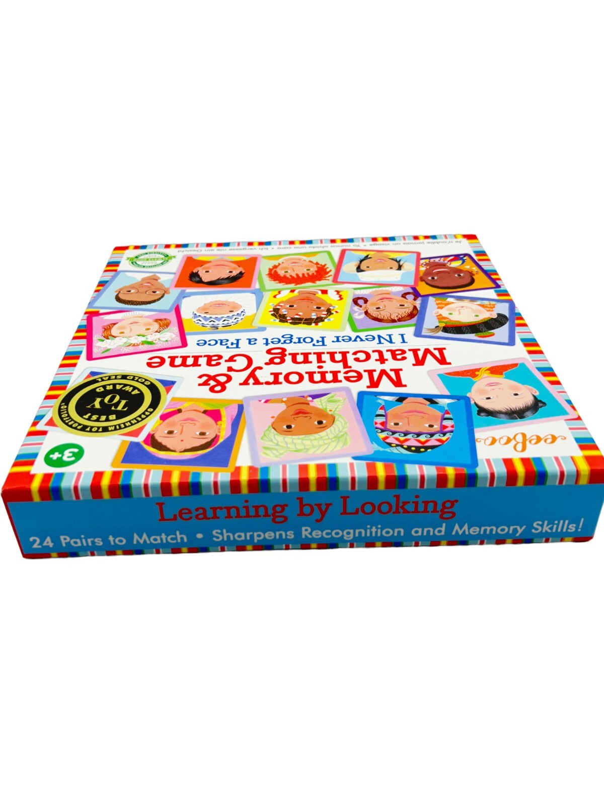 eeBoo Memory Matching Game I Never Forget A Face Developmental Multicultural New