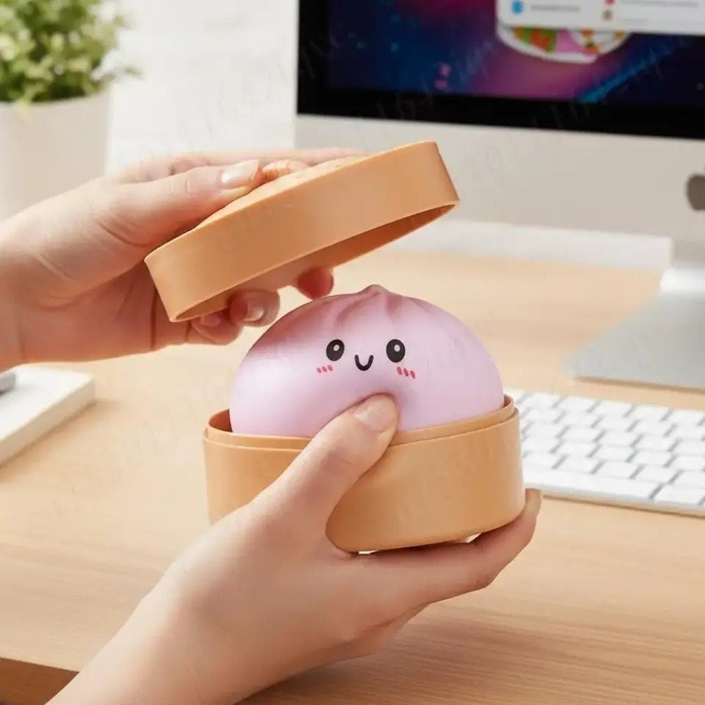 Giant Dumpling Steamed Bun Dumpling Toy Soft Adorable Squeezing Toy New OY
