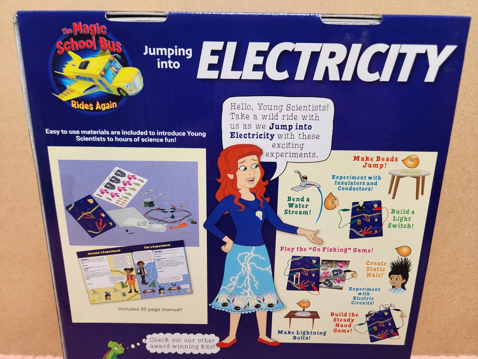 The Magic School Bus: Rides Again “Electricity” Science Kit Scholastic Kit NEW
