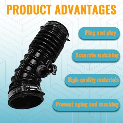 Right Left Rear Engine Air Intake Hose, Compatible with G35 2007 2008 L+R Rear