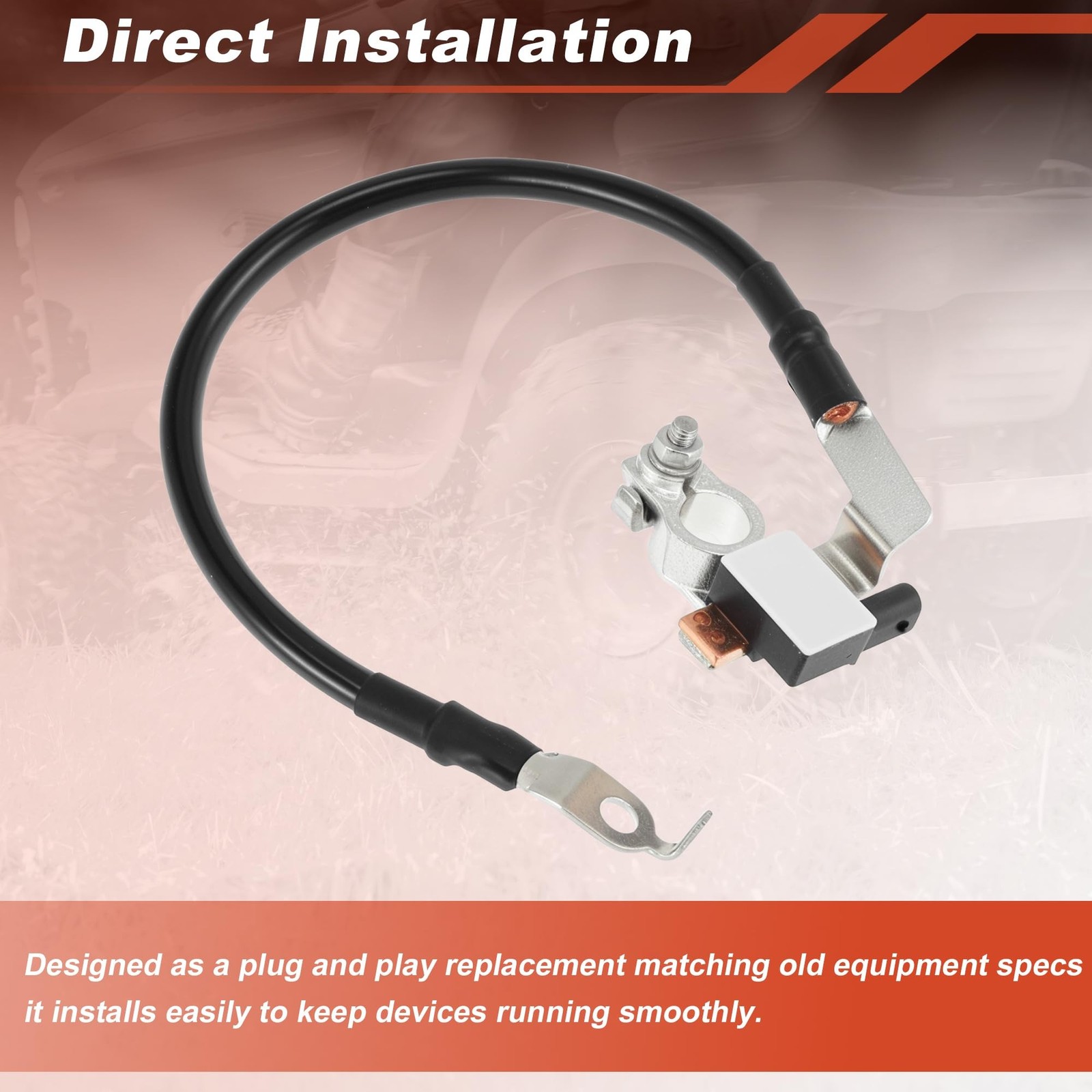 Negative Battery Cable with IBS for BMW 328i 335i 328xi 335xi Replace 6112913…