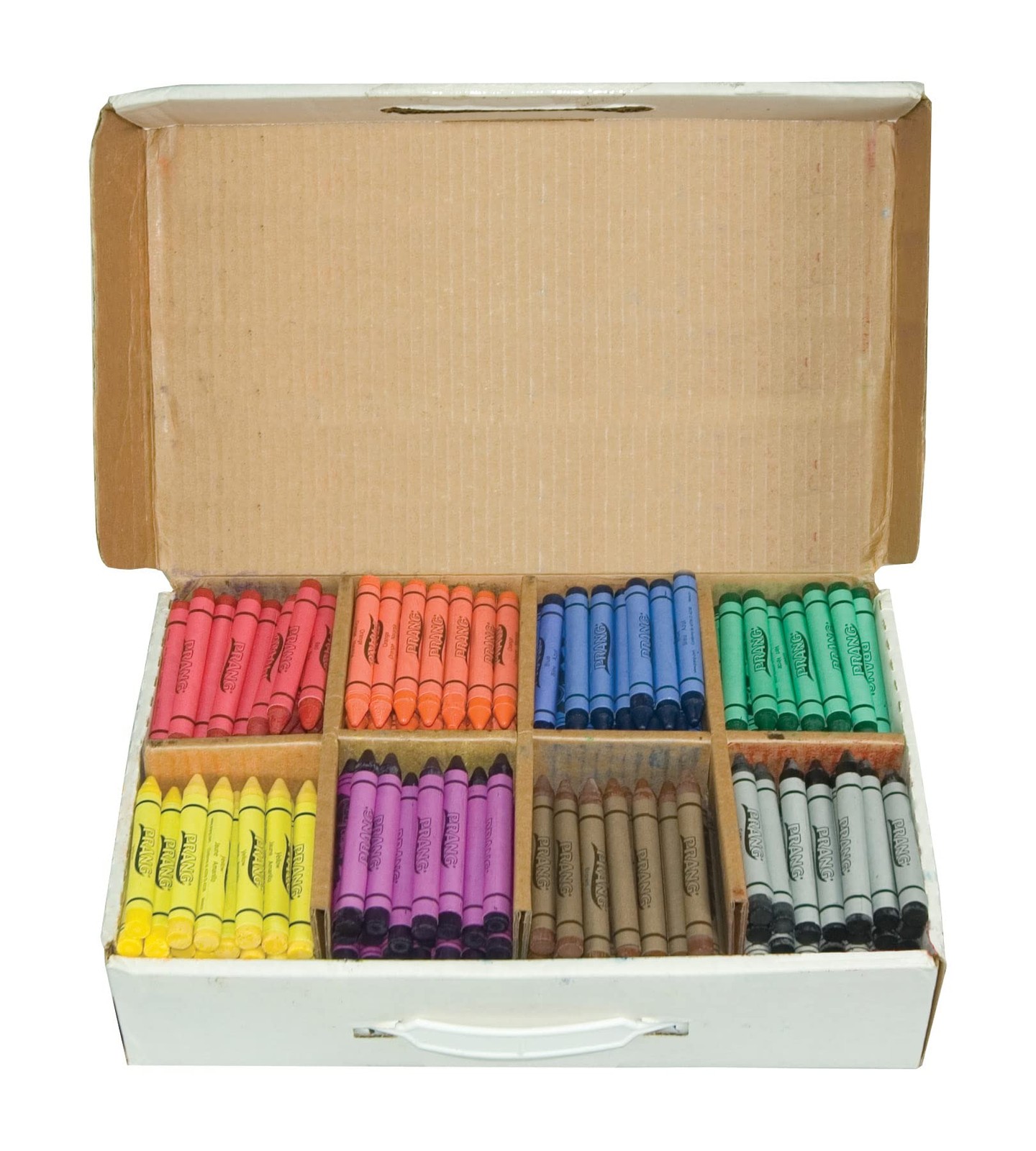 Prang Large Non-Toxic Crayon Master Pack, 4 X 7/16 in, Asst Colors, Pack of 400