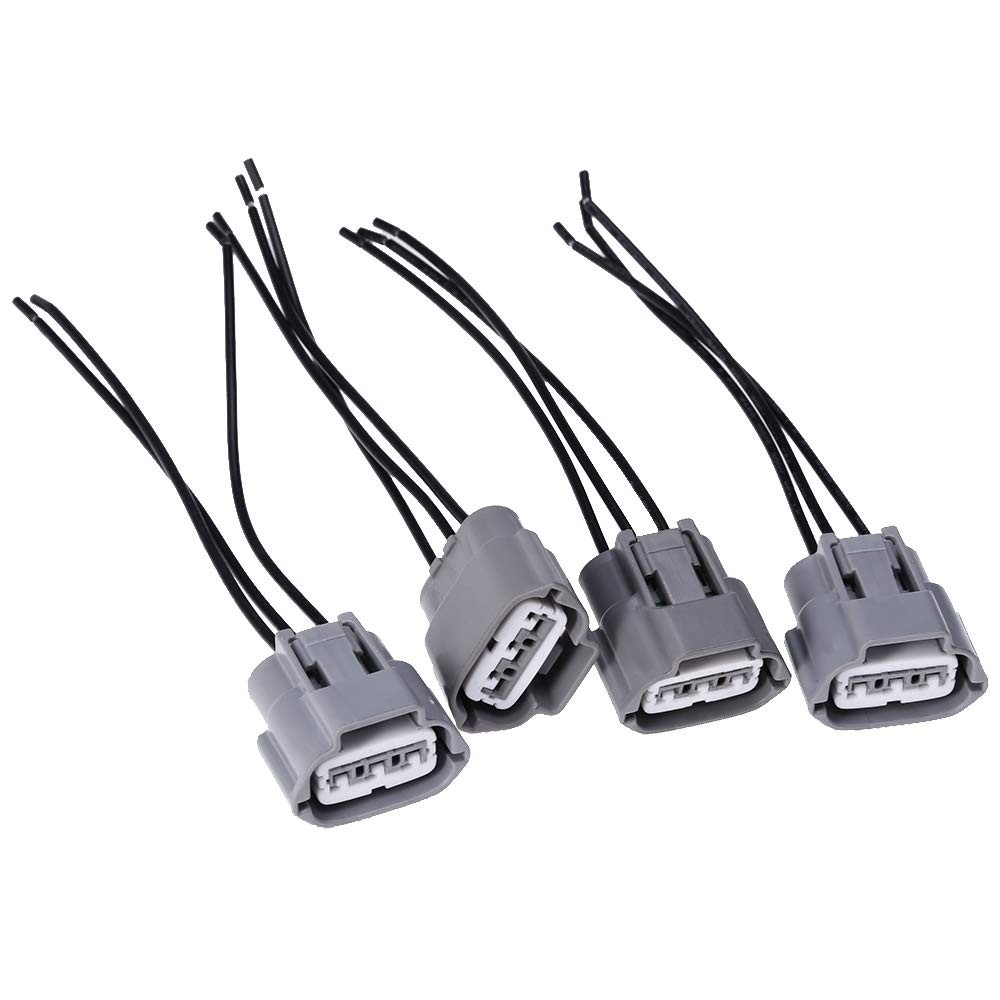Saihisday 4 Pcs Wiring Harness Connector Ignition Coil Replacement for…