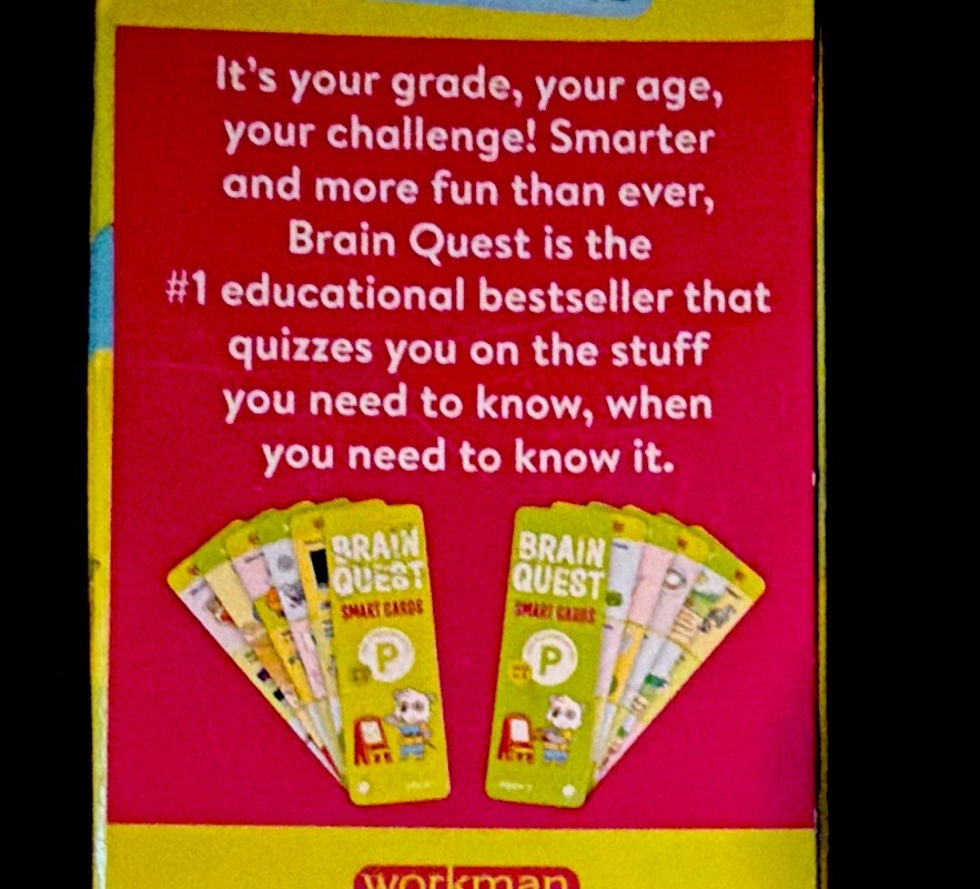 Brain Quest Pre-Kindergarten Smart Cards Decks 1 & 2 Ages 4-5 ABCs Counting