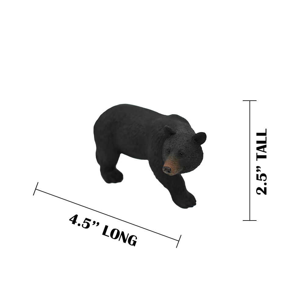 Black bear, Museum Quality Plastic Replica 4.5″W x 2.5″T M123-B648