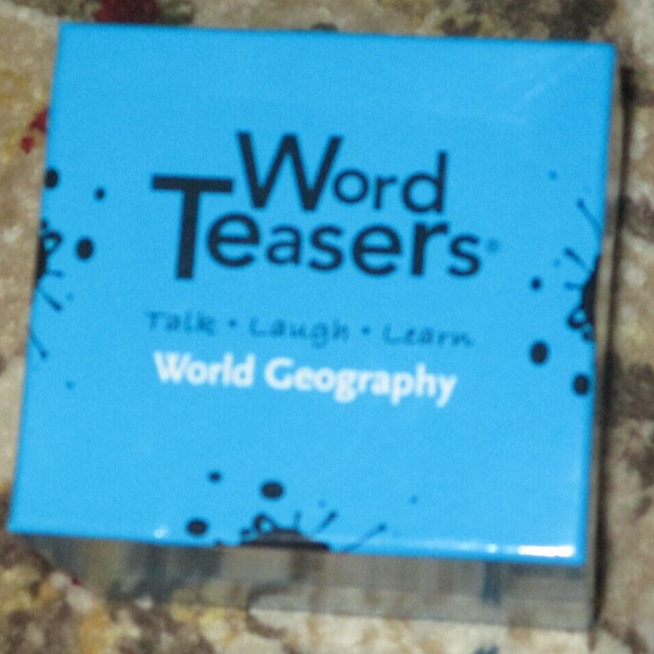 Word Teasers World Geography Facts Cards Ages 8 Plus Teaching Study Tool
