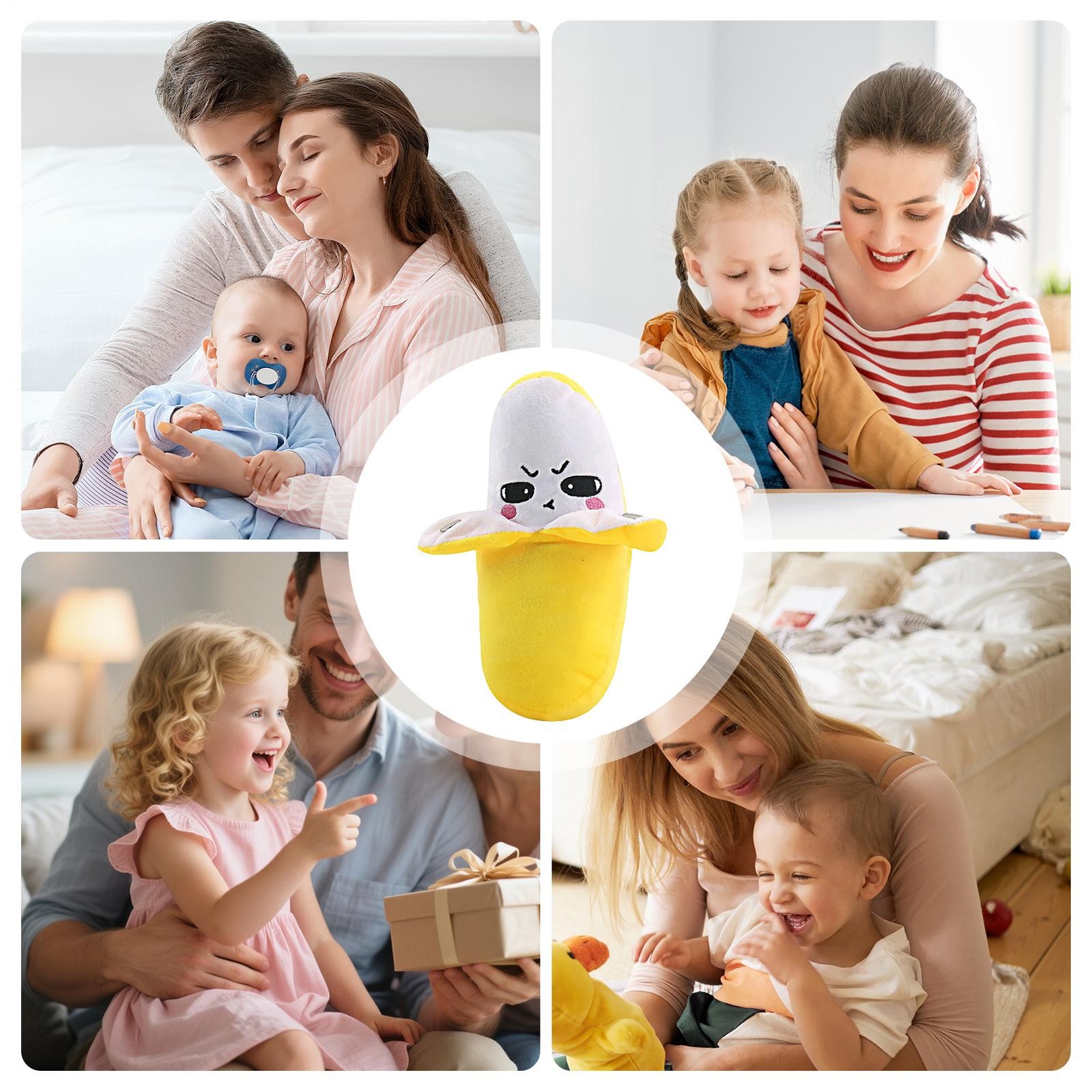 Interactive Musical Toy Fruit Sensing Beat Piano Ragdoll Musical Doll