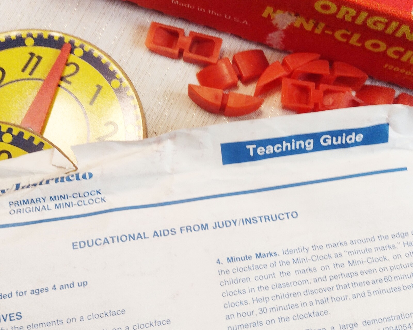 Toy Clocks – Judy Instructo – Educational – 11 Learning Tools, Toy