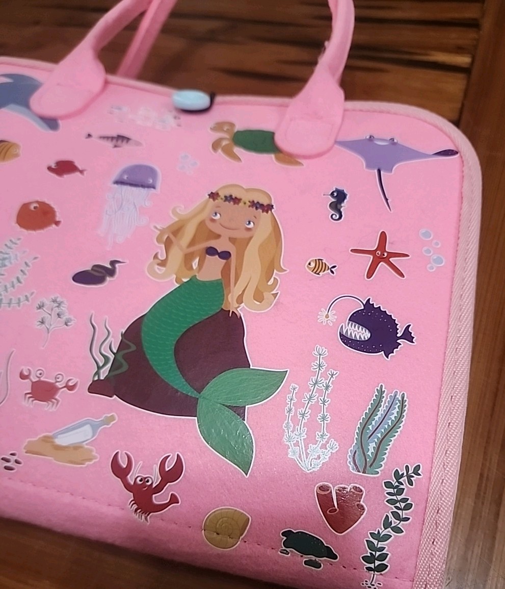 Under The Sea Mermaid Activity Felt Play Book for Kids Great for Travel Learning