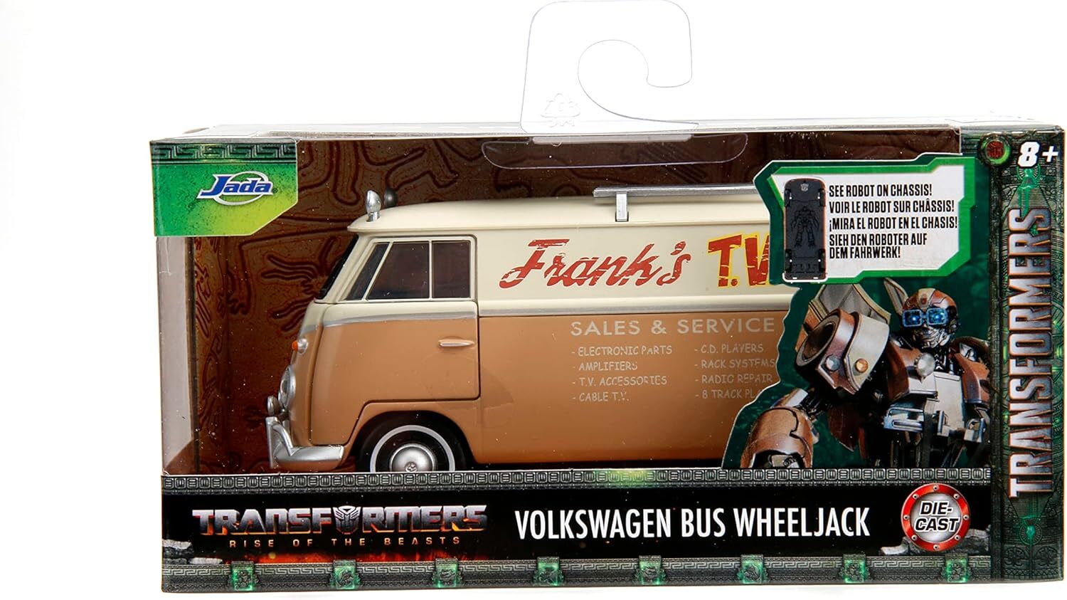 Transformers Rise of The Beast 1:32 Volkswagen Bus Wheeljack w/Robot On Chassis