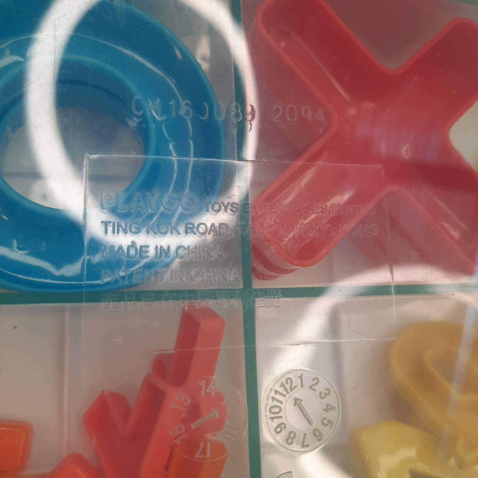 Vintage Plastic Number & Math Symbols Alphabet Letters Playgo Toys Case Set