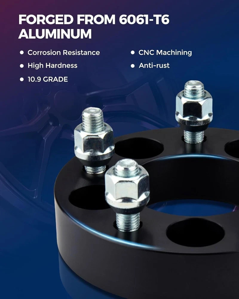 6×4.5 to 6×5.5 Wheel Adapters,1.25 inch 6 Lug Centric Wheel Adapters