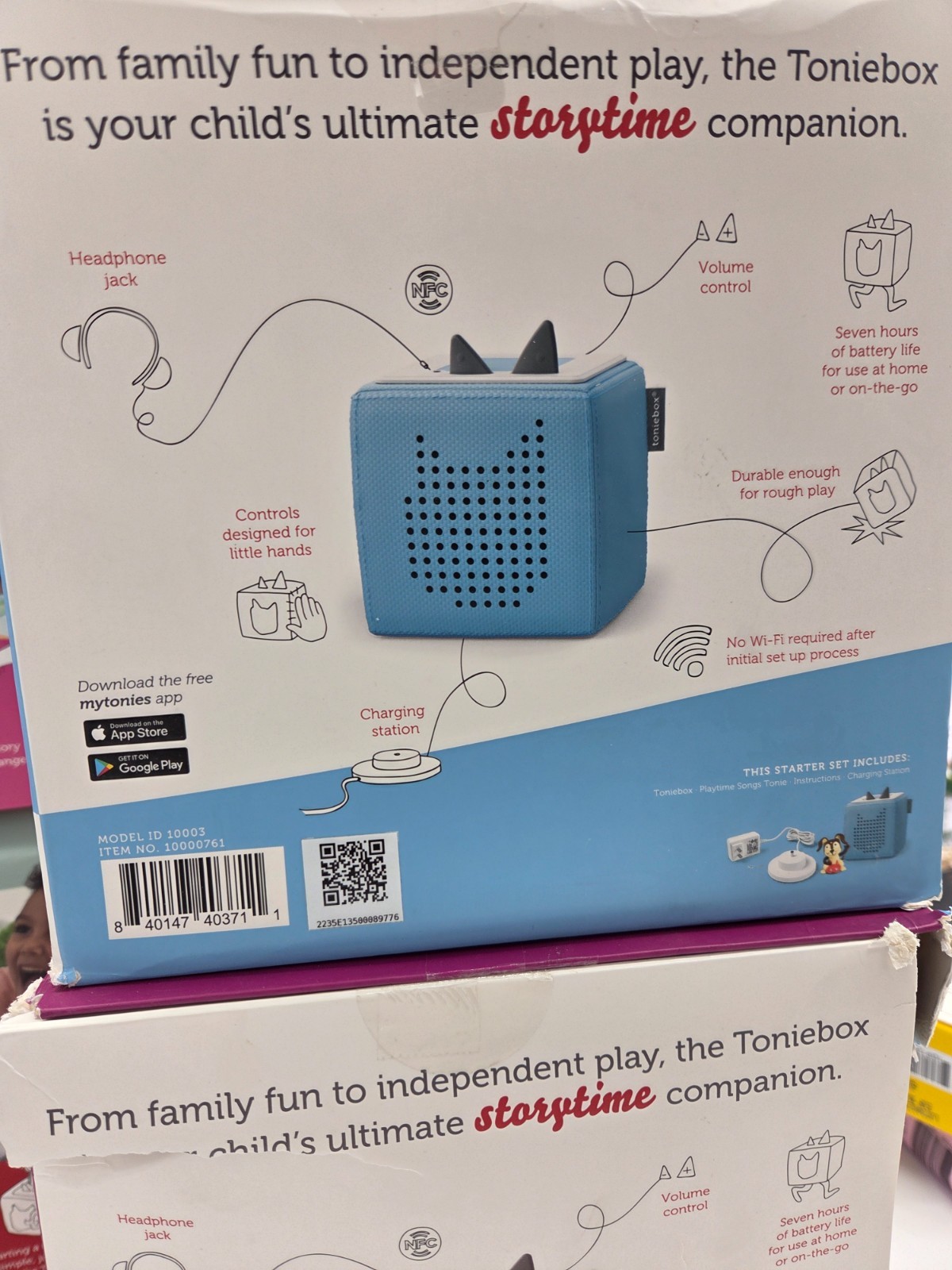 Toniebox Starter Set Audio Player with Playtime Puppy Tonie – Choose Color DMG/B