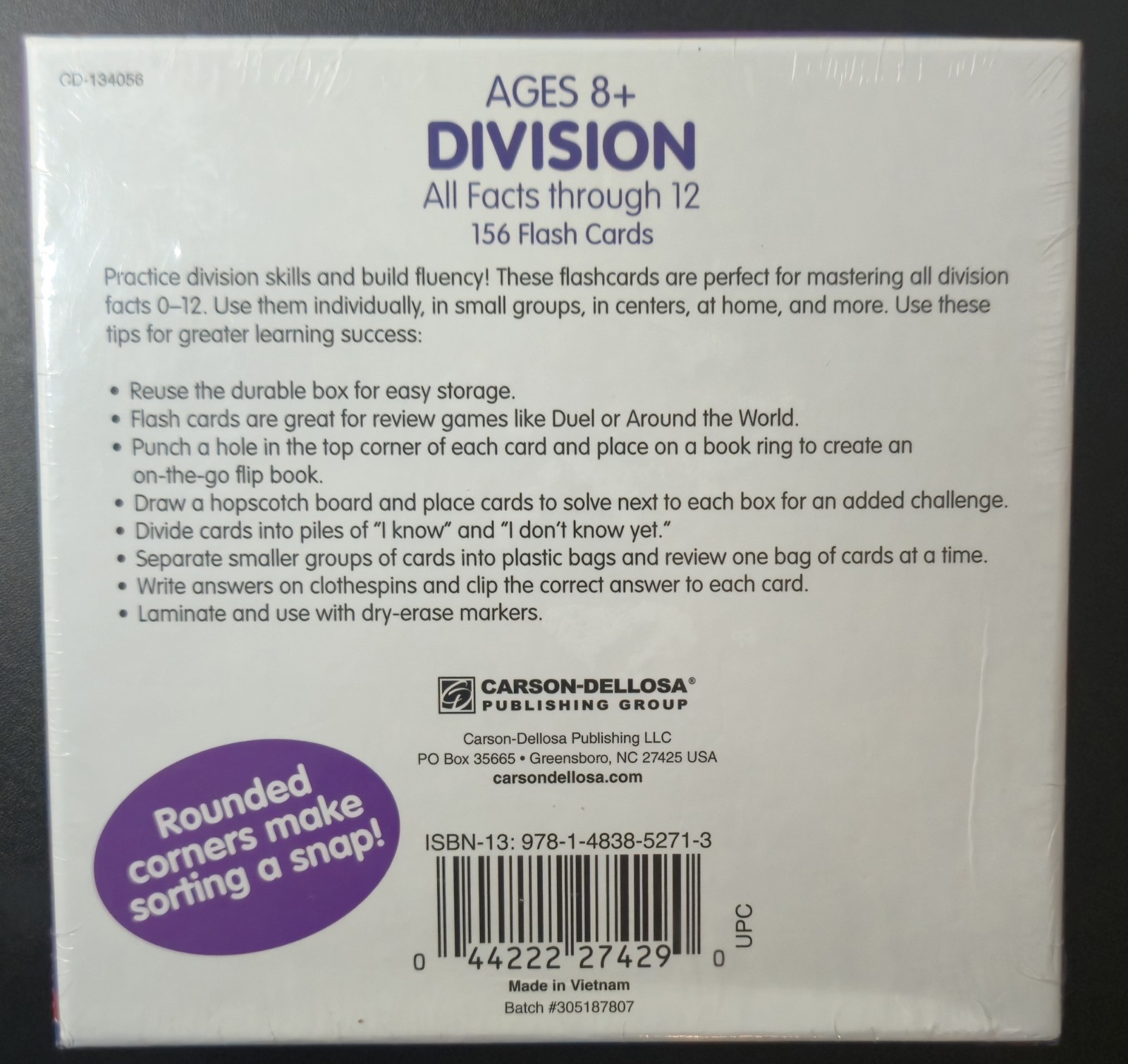 Carson Dellrosa Education Division All Facts Through 12 New Sealed Free Shipping