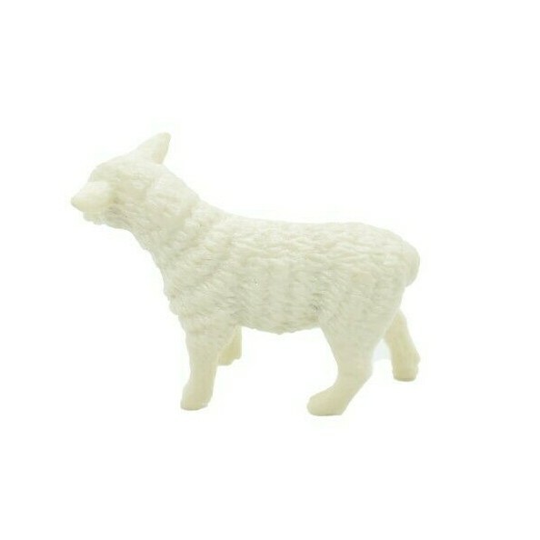 Sheep, Lamb Small Toy Model Plastic Replica Barn Farm Animal, 2.25″ F4152