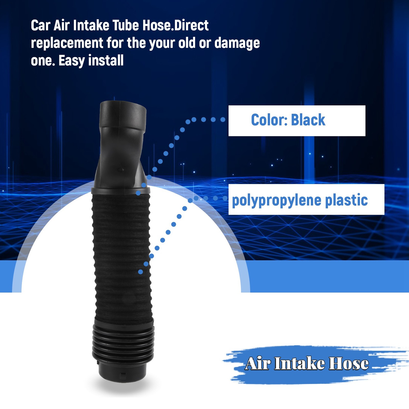 Car Air Intake Tube Hose for W204 C250 M271 2012-2015 1.8L 27109009825903