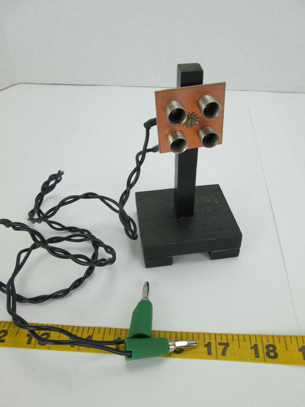 Four Lamp Signal Light Test Electric Science Fair Experiments Lab School T