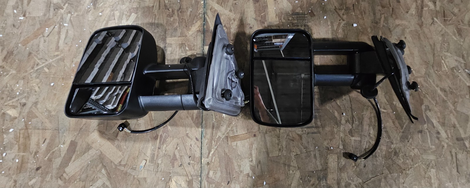 (QTY 2) Tow Mirrors CETMTM-0208 For 2014-2018 Silverado Sierra 1500, 2015-2018