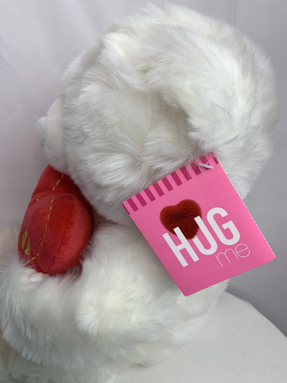 Plush Bear with Heart 12 inch “HUG ME”