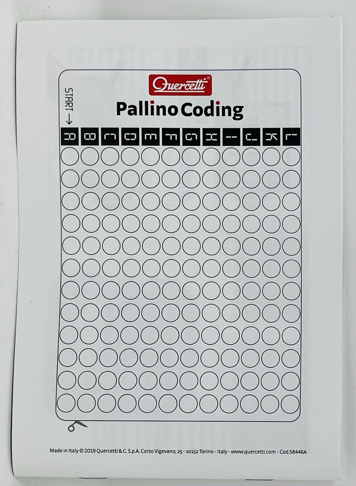 Quercetti Pallino Coding 1021 S.T.E.A.M. Made In Italy 2019 3+Years Damaged Box
