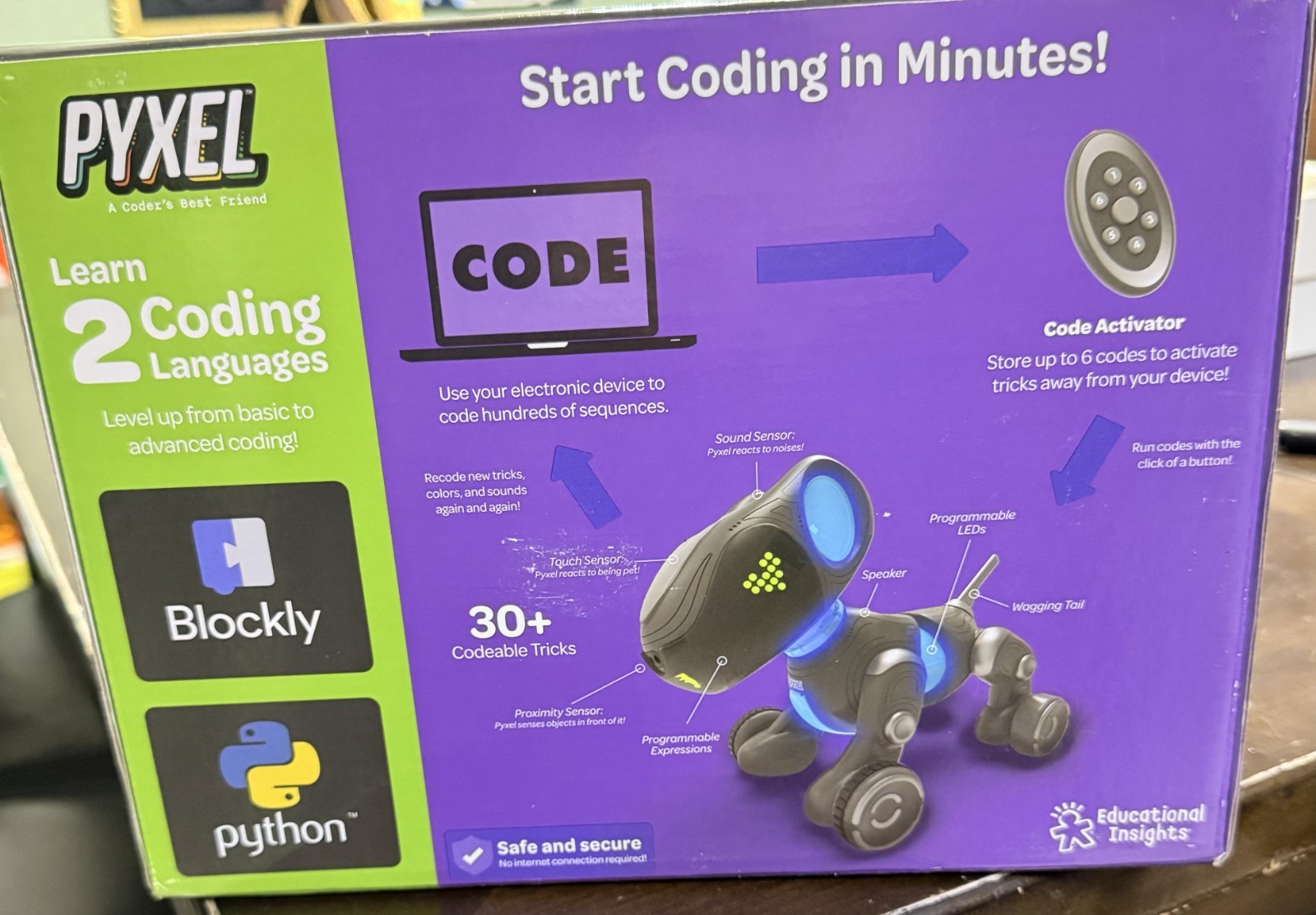 Educational Insights PYXEL A Coder’s Best Friend – Coding Robots for Kids