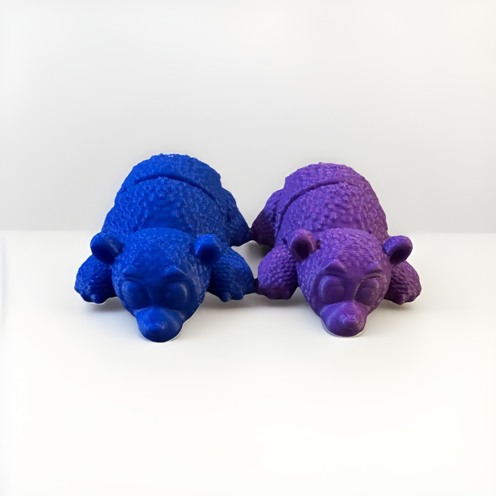 3D Printed Articulated Rainbow Bears Fidget Sensory Toys For Kids Learning 6 SET