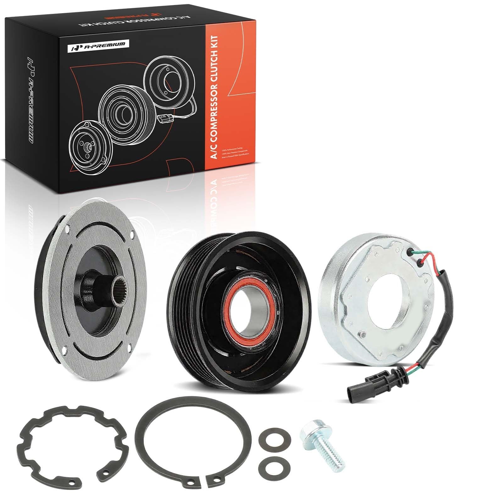 A-Premium Air Conditioner AC Compressor Clutch Kit Compatible with Chevrolet …