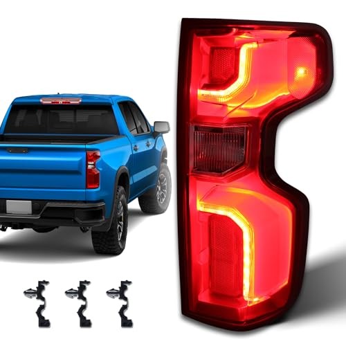 LED Tail Light Compatible with 2019 Right Passenger Side 19-25 Silverado LED