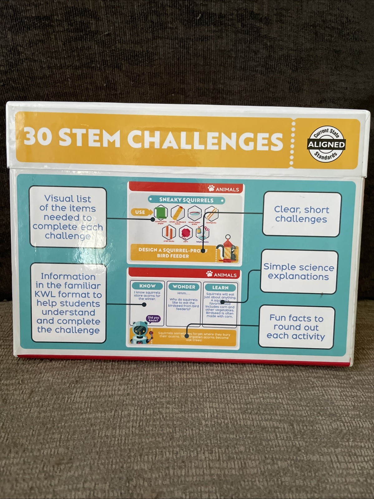 STEM CHALLENGE JR: LEARNING CARDS • Grades PK-1 • Educational Brand