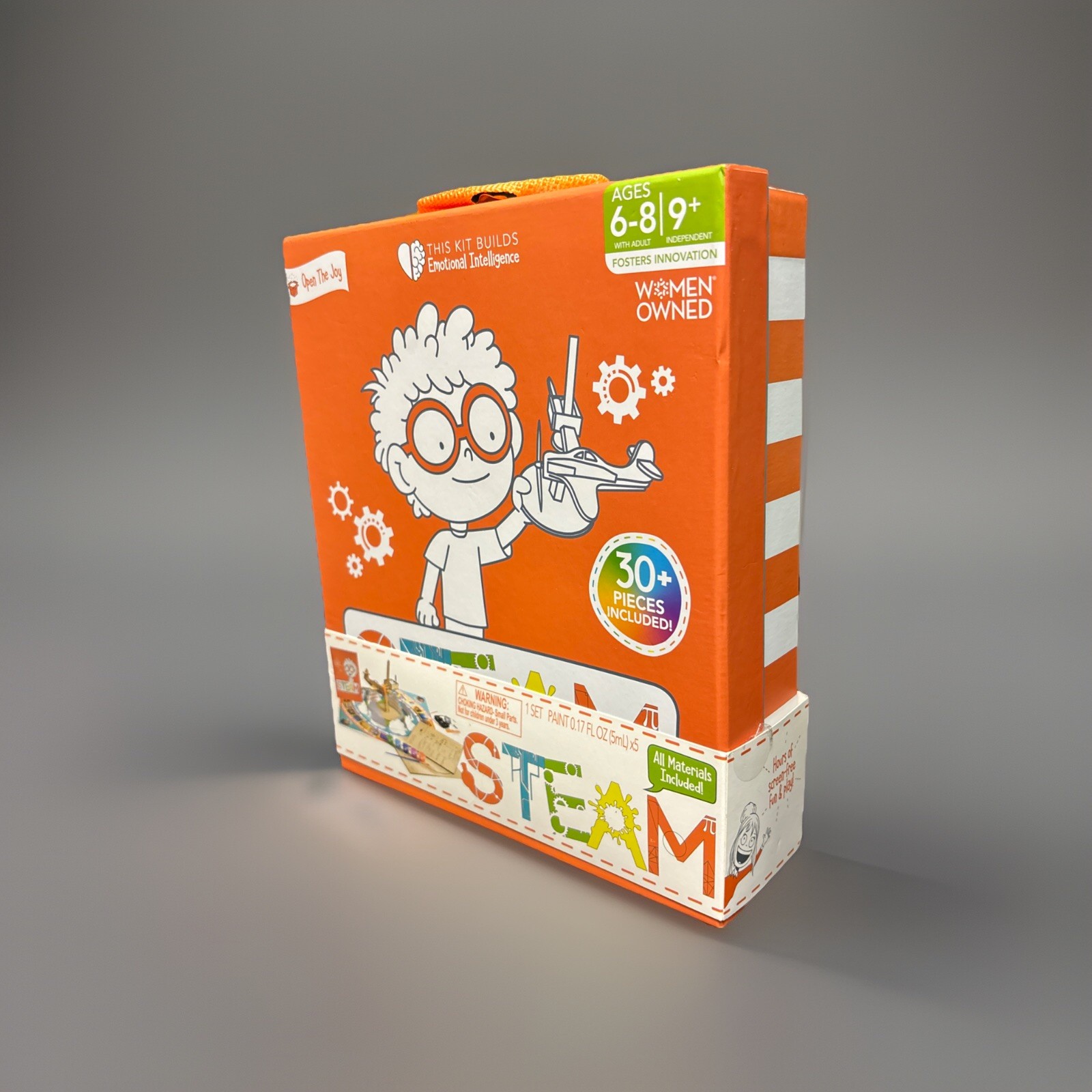 Open The Joy STEAM in a Box Ages 6-8 Builds Emotional Intelligence, Ages 6-8, 9+