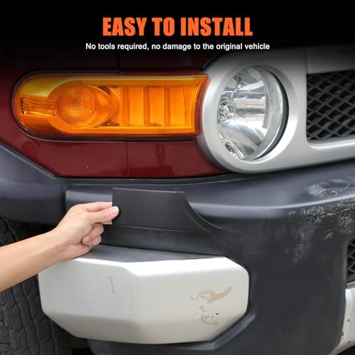 Front Bumper Grille Headlight Lower Filler Trim Compatible Matte Black (Left)