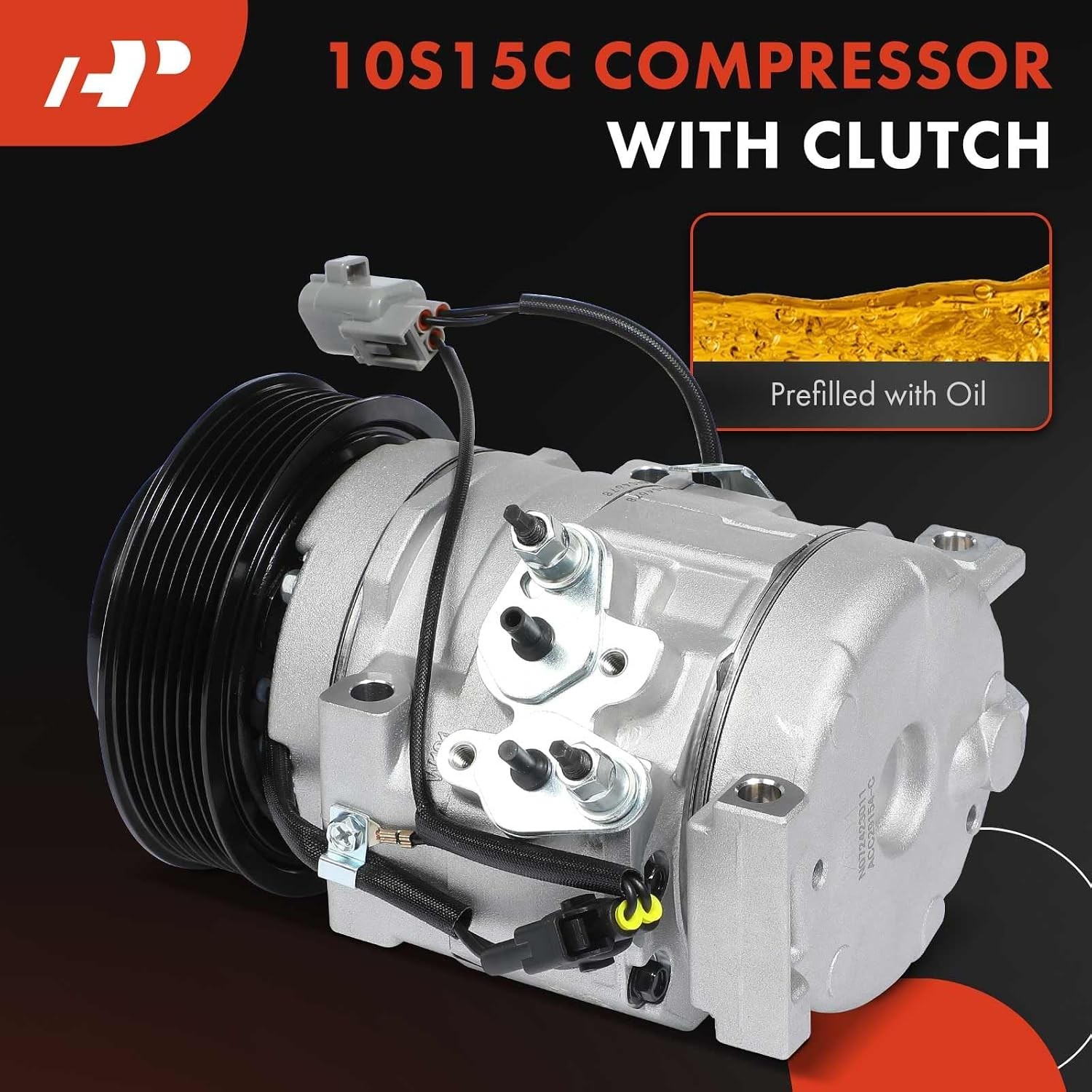 Toyota AC Compressor with Clutch Compatible for Toyota Air Conditioner