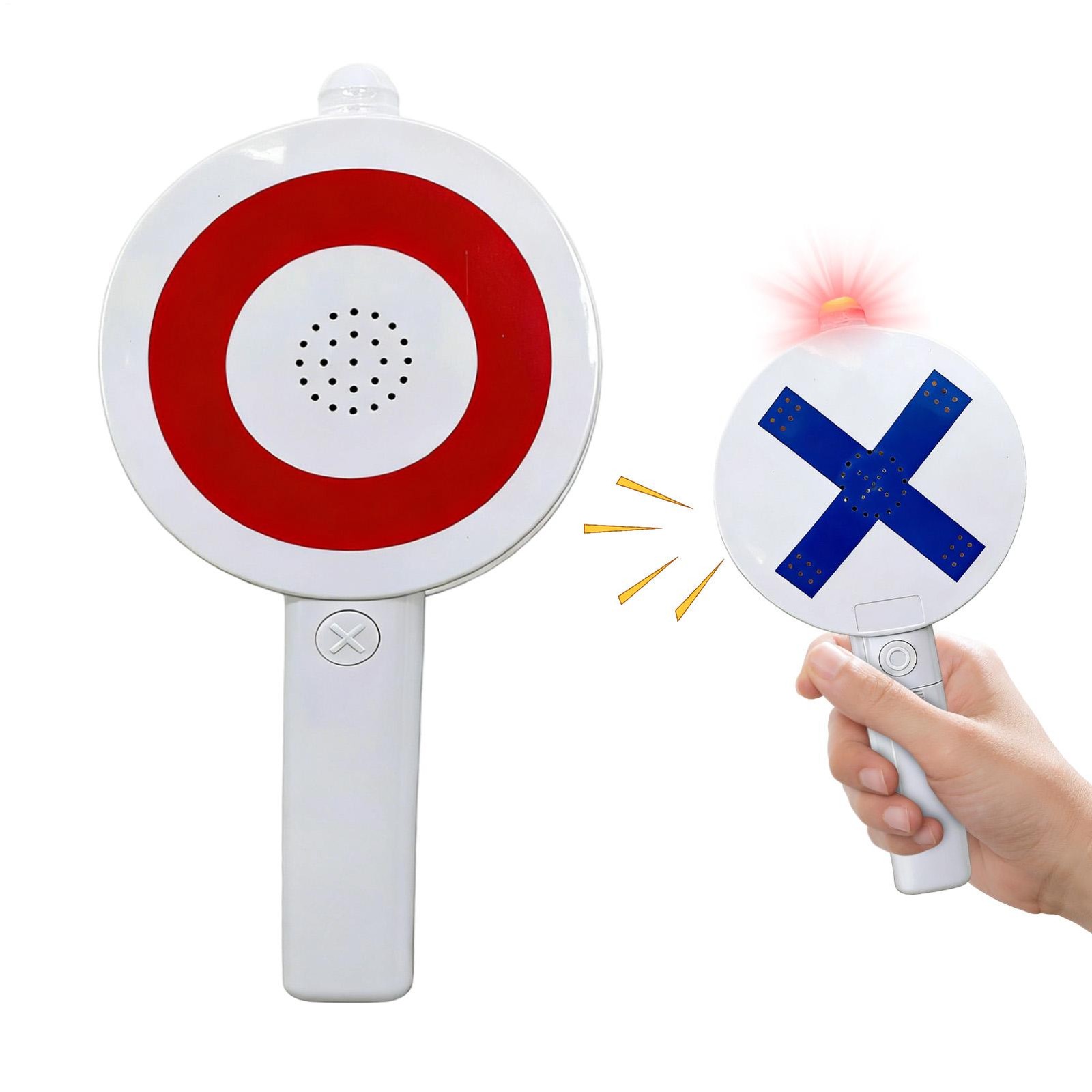 Voting Paddles Handy Double-Sided True False Battery Powered Teacher Student Int