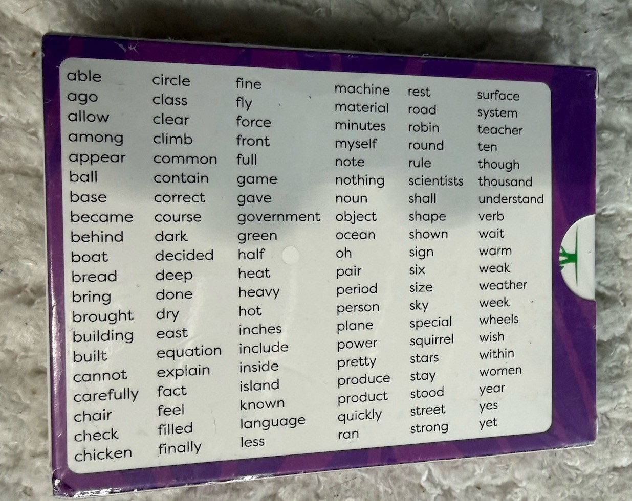 Sight Words Flash Cards 4th Grade- 120 High Frequency Words
