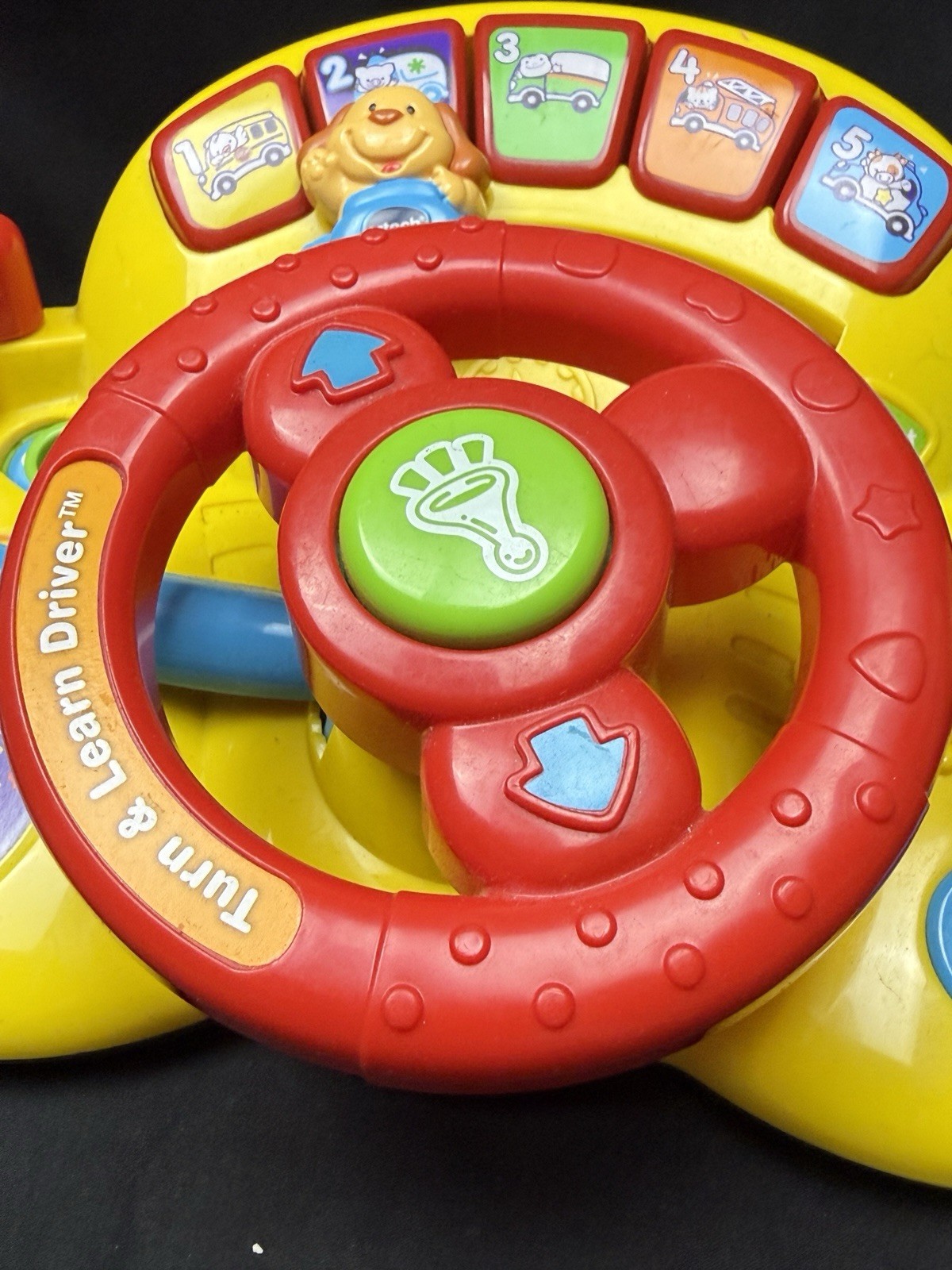 VTech Turn & Learn Driver Interactive Red and Yellow Dashboard Numbers Sings Toy