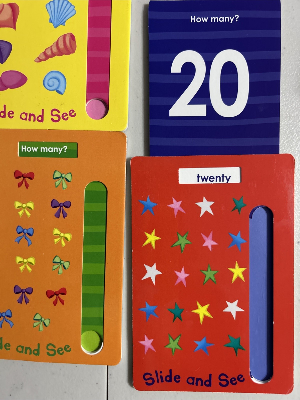 Educational Numbers Slide and See – Explore, Discover, Learn (USED) Ages 3+