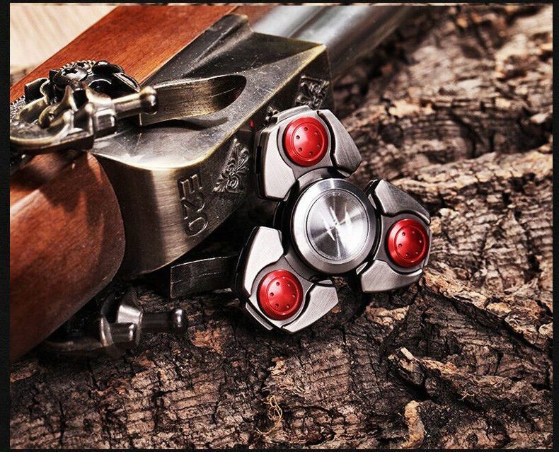 Steel Alloy Fidget Hand Spinner Finger Gyro Toys EDC Focus Stress Reliever