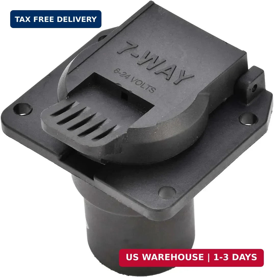7-Pin Trailer Wiring Plug Harness Compatible Ford F250 F350 F450 F550 Super Duty