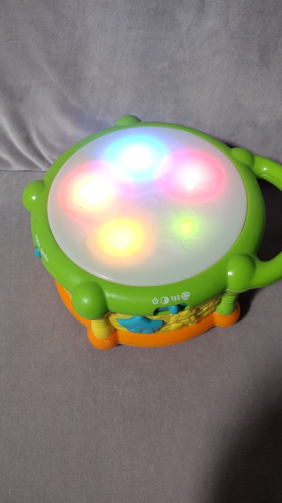 Leap Frog Drum Instrument Learning Path Light Up Sounds Bilingual Educational