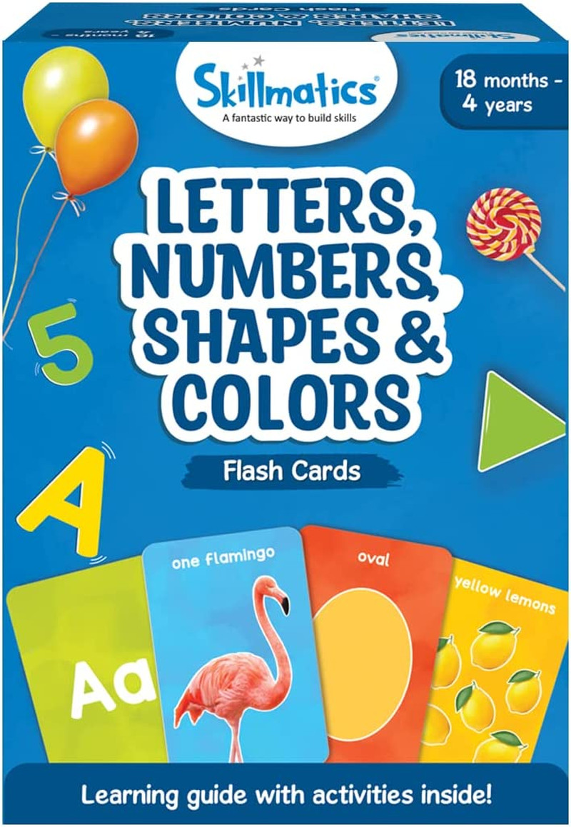 Thick Flash Cards for Toddlers : Letters, Numbers, Shapes & Colors