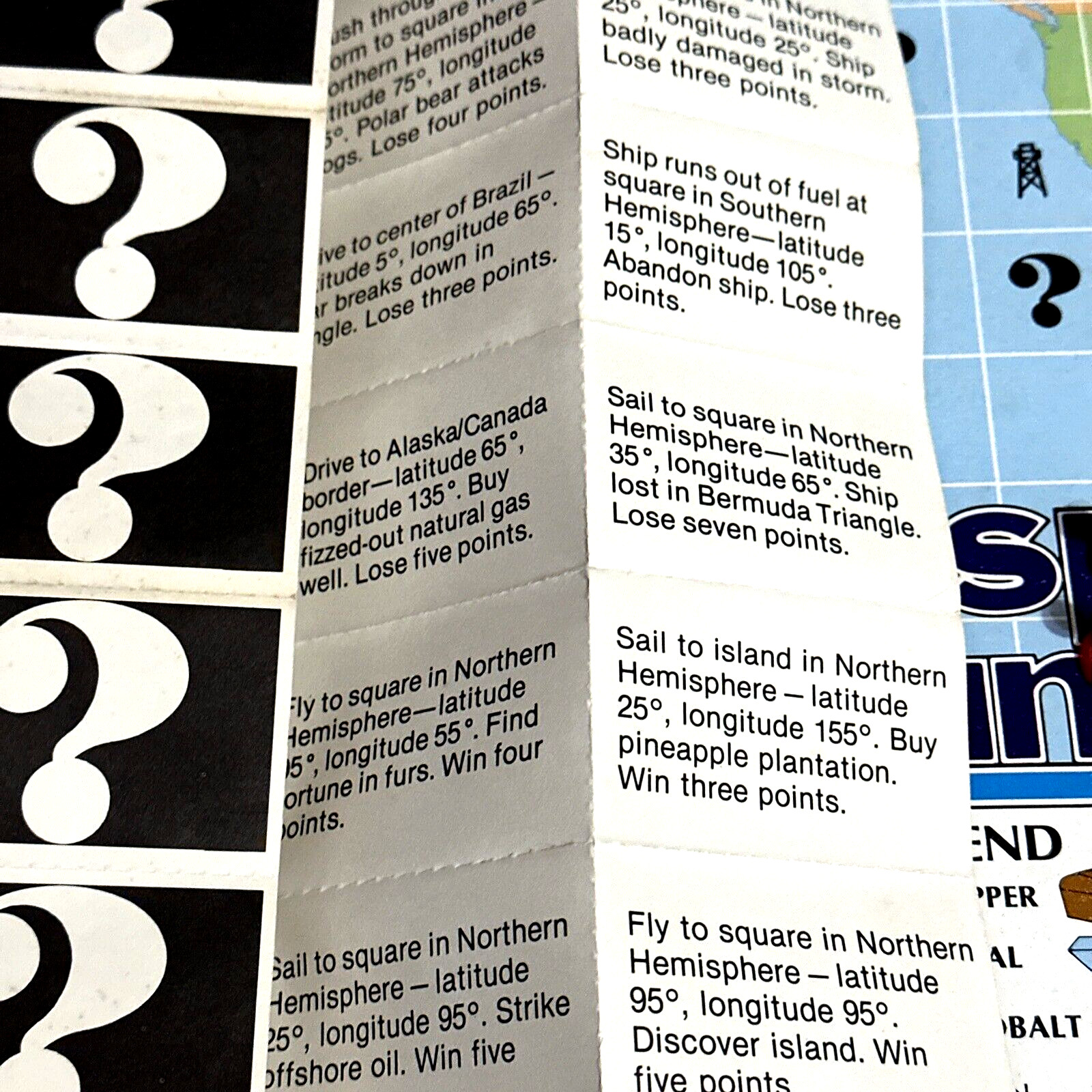 Hemisphere Hunt Educational Board Game 1985 Media Materials Geography Map Game