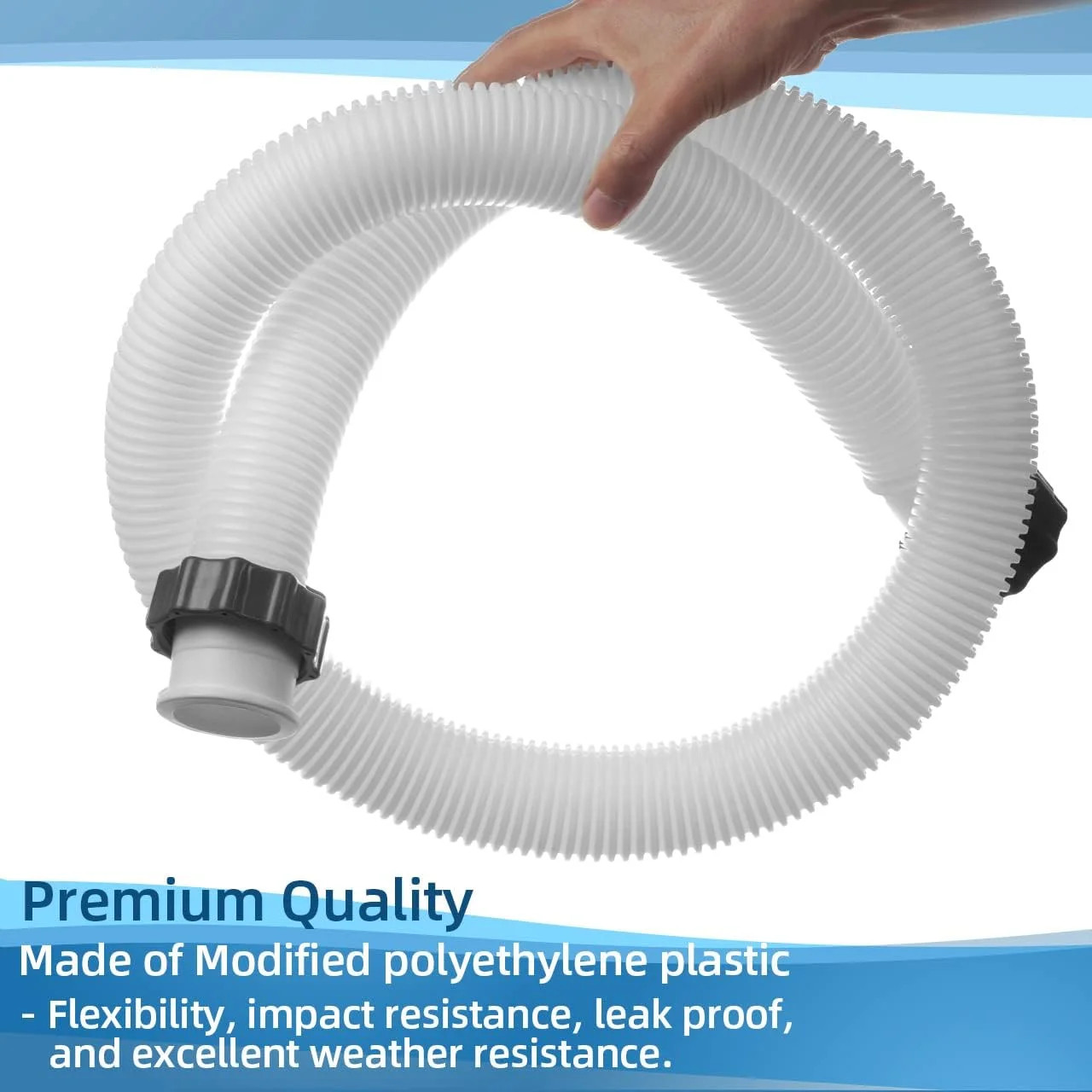 1.5″ Pool Pump Hose for Coleman Intex, 1.5 inch Pool Hoses for Above Ground Pool