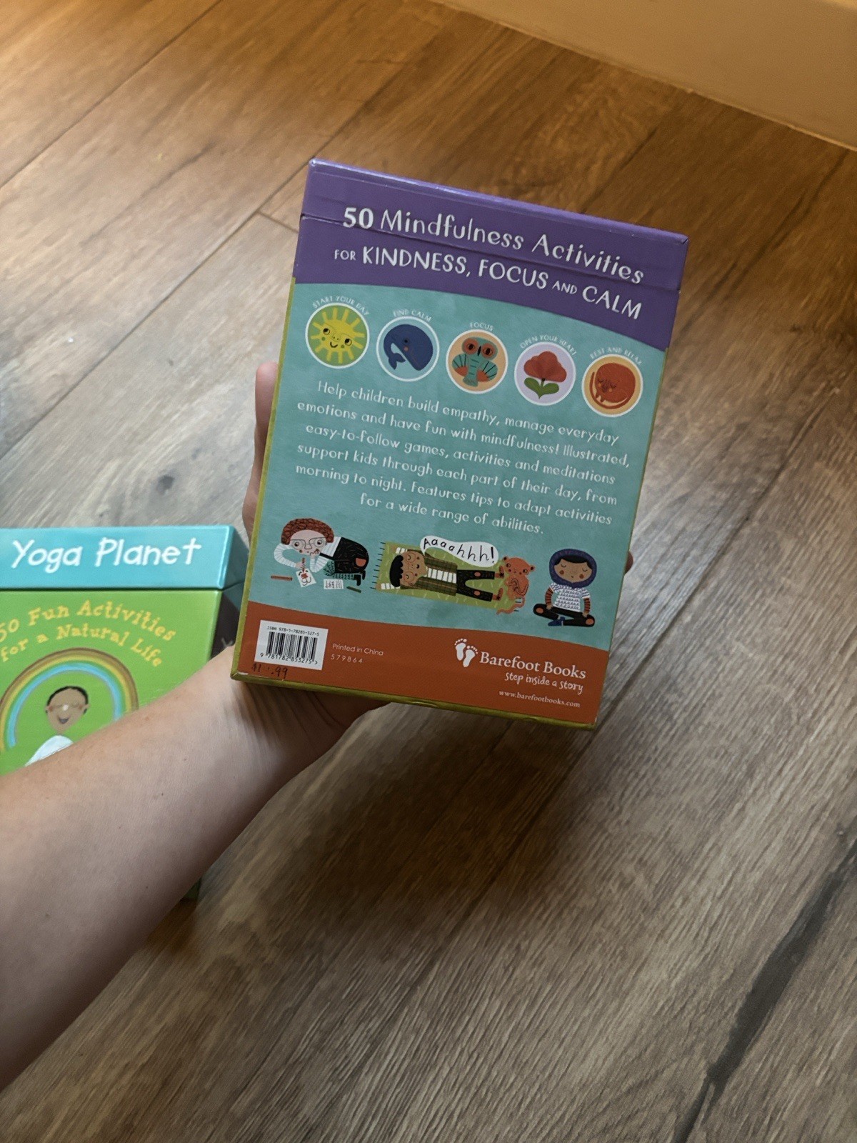 Barefoot Books Yoga Activity Cards for Kids & Mindful Kids Activity Card Set