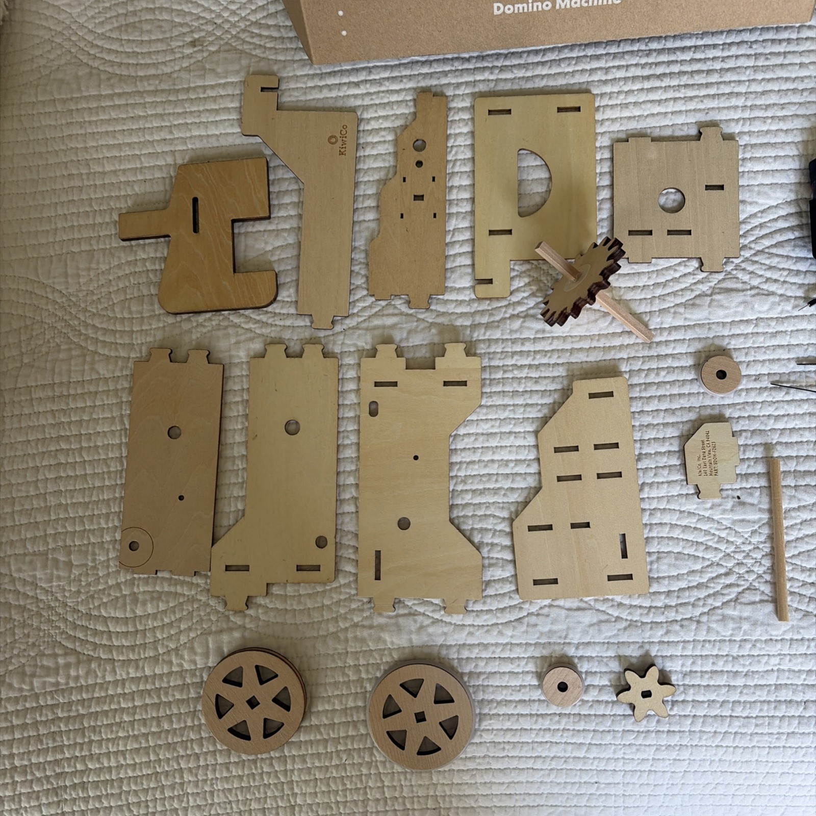 KiwiCo Educational Domino Machine Building Kit ( Open Box) Unmade
