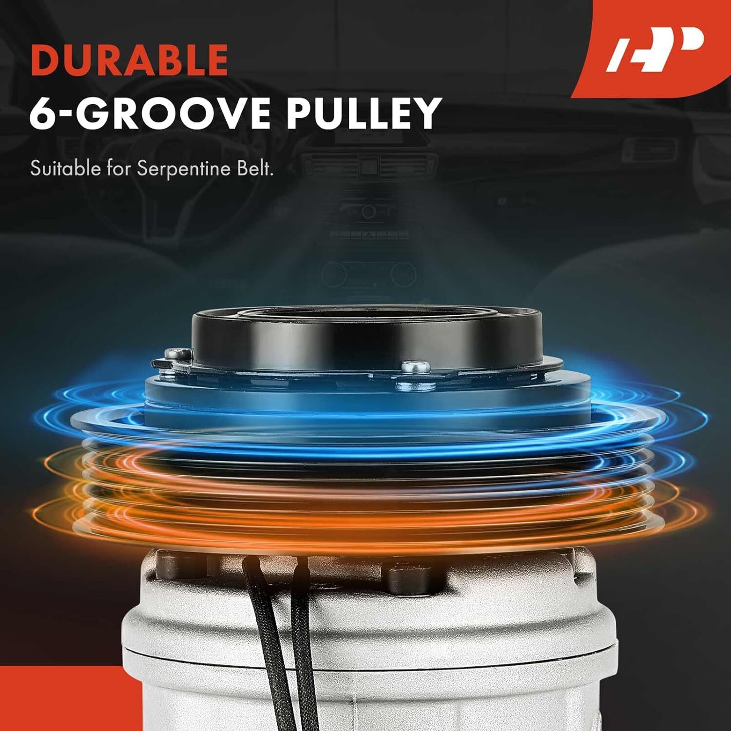 A-Premium Air Conditioner AC Compressor with Clutch Compatible with Ford F-150