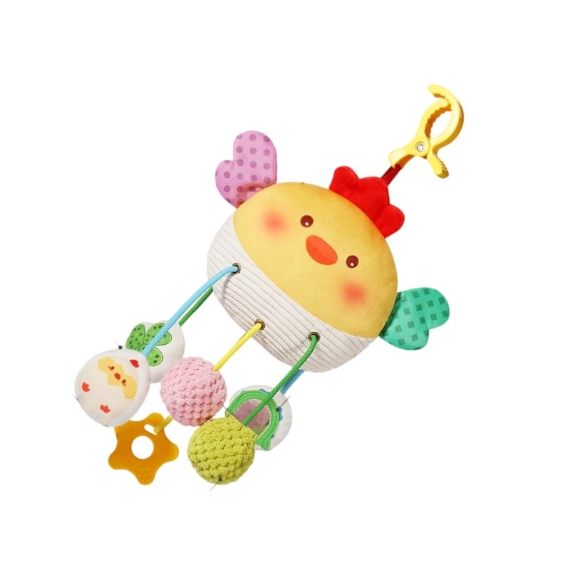 Bright Developmental Cloth Mobile Plaything Easy Installation Infant Visual