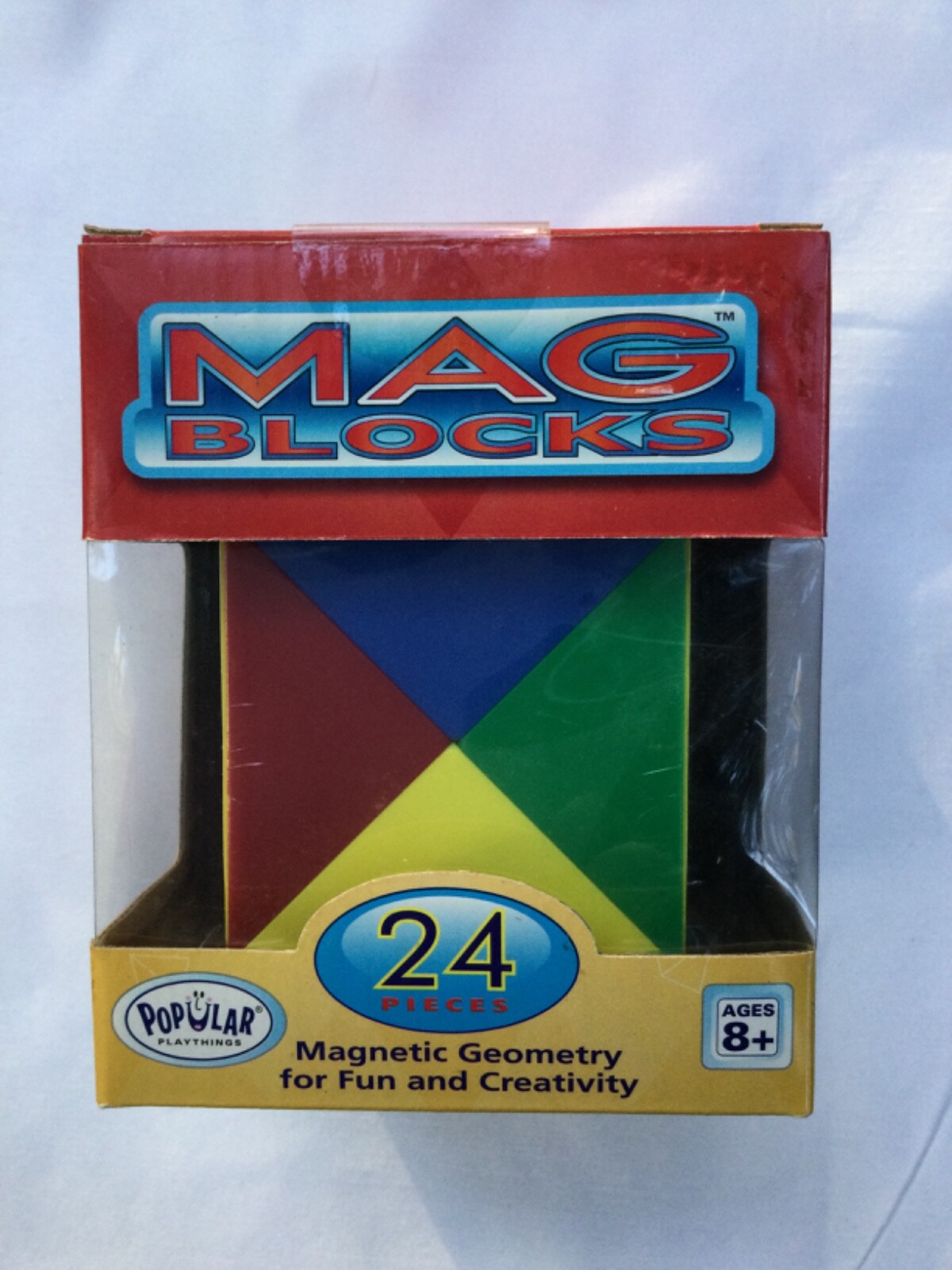 Popular Playthings® Mag-Blocks® 24-Piece Set Puzzle/Game